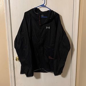 Under Armour Men's Storm Qualifier Packable Jacket , Black (002)/Reflective